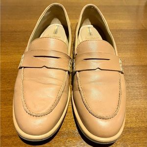 Leather loafers